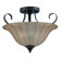 Triarch Lighting Value Series 2 Light Semi Flush Mount