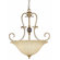 Triarch Lighting Fleur De Lis 3 Light Inverted Pendant