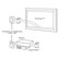 DataComm Medium Flat Panel TV Cable Organizer Kit