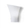 Zaneen Lighting Twister One Light Wall Sconce in White