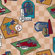 Joy Carpets Just for Kids Beige Fabulous Fifties Kids Rug