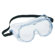 Aearo Technologies Splash Impact Goggles With Clear Flexible Frame, Clear Lens And Elastic Band