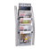 Alba, Inc Literature Rack, Wall, 4-1/3"x13"x27-1/2", 5 Pocket