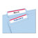 Avery Consumer Products Adhesive File Folder Typewriter Labels, 3-7/16 x 15/16, Dark Red, 252/Pack                                                   