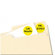 Avery Consumer Products Self-Adhesive Removable Labels, 3/4in dia, Yellow Neon, 1008/Pack                                                            