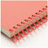 Carl Manufacturing Carla Craft 12" 18mm Binding System Spiral Ring in Rose Red