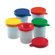 Charles Leonard Co. Paint Cups, w/Colored Lid, 10 per Pack, Assorted Colors