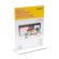 Deflect-O Corporation Classic Image Stand-Up Two-Sided Desktop Sign Holder, Plastic, 8-1/2 x 11                                                    
