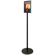Deflect-O Corporation Magnetic Sign Stand, Dual Sided, 12-15/16"x12-15/16",56", BK