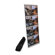 Deflect-O Corporation Magazine Floor Stand,Portable,8 Pockets,20"x14-1/2"x54",BK