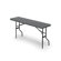 Iceberg Enterprises IndestrucTable TOO 1200 Series Folding Table in Charcoal