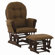 Storkcraft Custom Hoop Glider and Ottoman