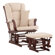 Storkcraft Custom Tuscany Glider and Ottoman