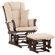 Storkcraft Custom Tuscany Glider and Ottoman