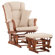 Storkcraft Custom Tuscany Glider and Ottoman