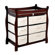 Badger Basket Sleigh Style Baby Changing Table with 6 Baskets