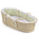 Badger Basket Moses Basket with Gingham Bedding