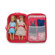 Badger Basket Double Doll Travel Case with Bunk Bed and Bedding in Dark Pink