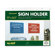 Nudell Plastics Horizontal Wall Sign Holder, Acrylic, 11 x 8-1/2                                                                             