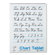 Pacon Corporation Chart Tablets w/Cursive Cover, Ruled, White