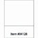 Paris Business Products Laser3 Micro Perf (3-1/2") Copy/Laser Paper, White, 20lb, Letter, 500 Sheets