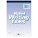 Roaring Spring Paper Products Writing Tablet, 6"x9", 100 Sheets, Wide, White