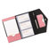 Rolodex Corporation Resilient Business Card Book, Faux Leather, Pink