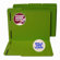 S&J PAPER Water/Paper Cut-Resistant Folders, 2 Fastener, 1/3 Cut, Top Tab, Ltr, GN, 50/Bx                                              