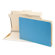 Smead Manufacturing Company Classification Folder,2"Exp,1 Divider,14-3/4"x10",10/BX,Blue