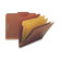 Smead Manufacturing Company Folders, Letter, 3 Partition, 3" Expansion, Letter, Red