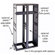 Middle Atlantic 26" D Slim 5 Series Equipment Rack Enclosure