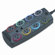 Kensington SmartSockets Std Color-Coded Adapter Surge Protctr, 8 Outlets, 8ft Cord                                                      