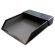 Aurora Products Letter Tray W/Roof, Heavy Duty, 12/CT, Black