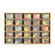 Young Time 25 Tray Storage Cubbie with Clear Trays
