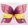 CiCi Art Factory Patchwork Admiral Butterfly Giclee Canvas Print in Pink by Liz Clay