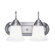 Livex Lighting Eloquence  Vanity Light in Brushed Nickel