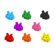Kikkerland Space Invader Crayons (Set of 8)