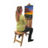 Martin Universal Design Rolling Wooden Bench-Style Artist Easel in Natural Wood