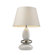 Dimond Lighting Elemis One Light Table Lamp in White and Chrome
