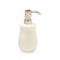 Innova Waterford White Ceramic Lotion Dispenser with Polished Nickel Accent