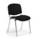 Topsit Besucherstuhl "Classic" in Schwarz / Chrom