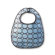 Swaddle Designs Baby Blue Bib Set