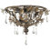Yosemite Home Decor Splendido 3 Light Semi Flush Mount