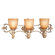 Vaxcel Empire  Vanity Light in Phoenician Platinum