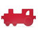 Whitney Brothers Room Divider Train Panel in Red and Yellow