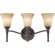 Nuvo Lighting Franklin Three Light Bath Vanity in Georgetown Bronze