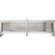 Nuvo Lighting Diesel Three Light Bath Vanity in Polished Nickel with Slate Gray Fabric Shade