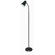 Nuvo Lighting One Light 64" Goose Neck Floor Lamp in Black
