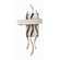 Nuvo Lighting Wave 1 Light Wall Sconce