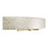 Varaluz Radius Natural Crushed Capiz Four Light Bath Fixture in Gold Dust